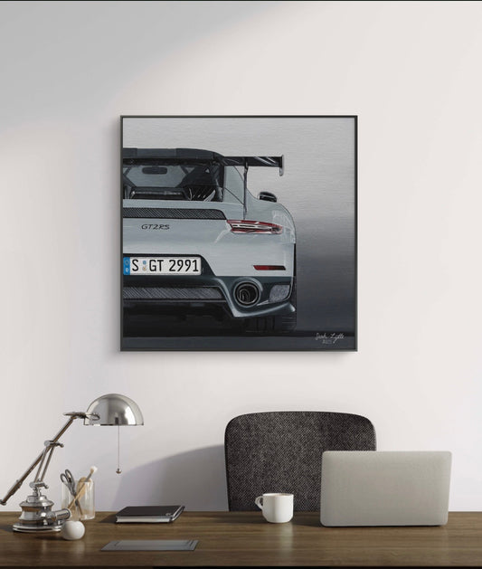 Porsche 911 (GT2 RS) - (14" x 14") Painting
