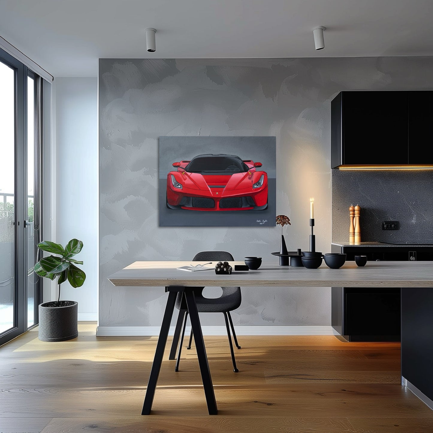 Ferrari LaFerrari - (14" x 18") Painting