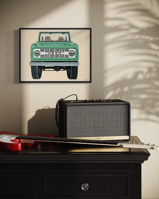 Ford Bronco - (18" x 24") Painting