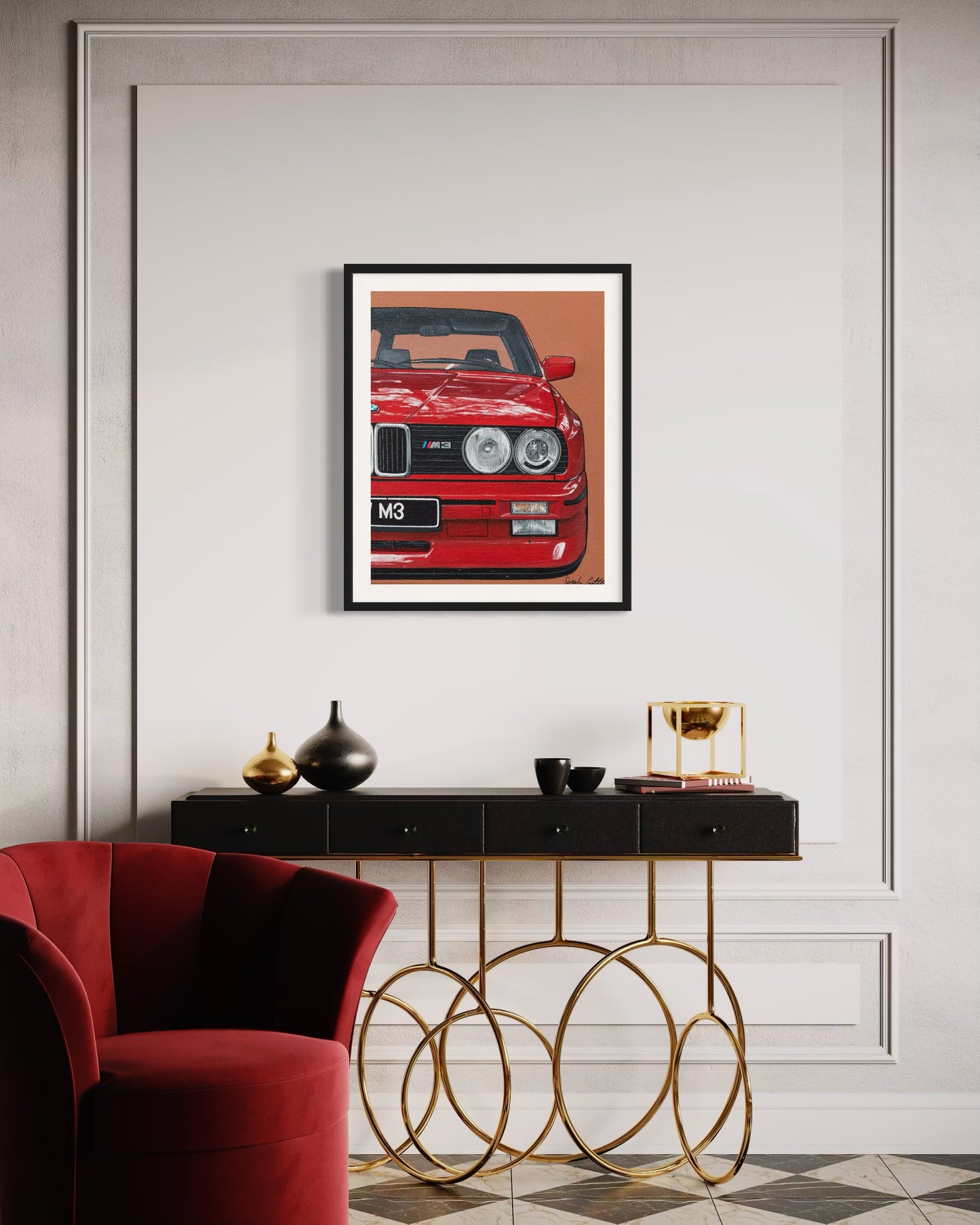 BMW E30 M3 - (8" x 10") Painting