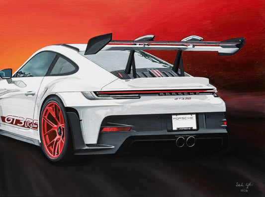 Porsche 911 GT3 RS - (18" x 24") Painting