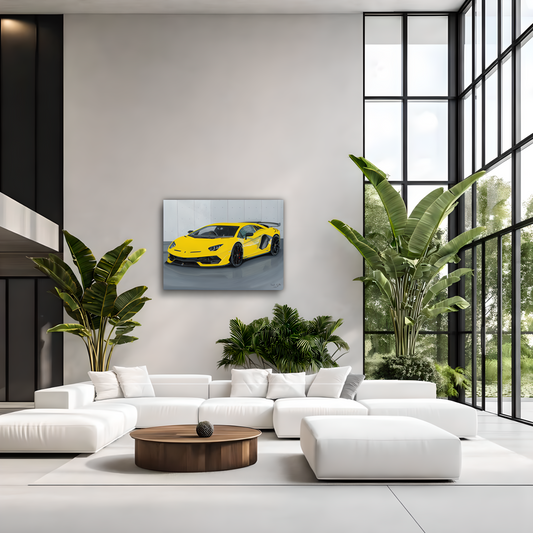 Lamborghini SVJ - (18" x 24") Painting