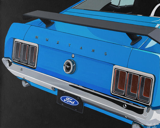 Ford Mustang - (16" x 20") Painting