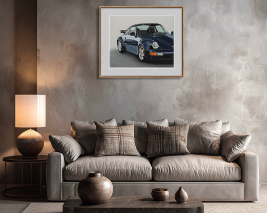 Porsche 911 964 - (16" x 20") Painting
