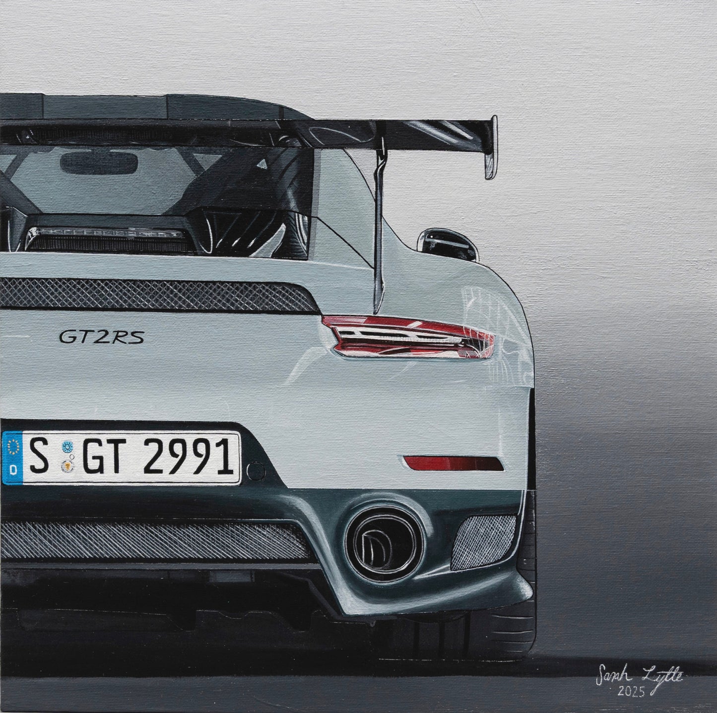 Porsche 911 (GT2 RS) - (14" x 14") Painting