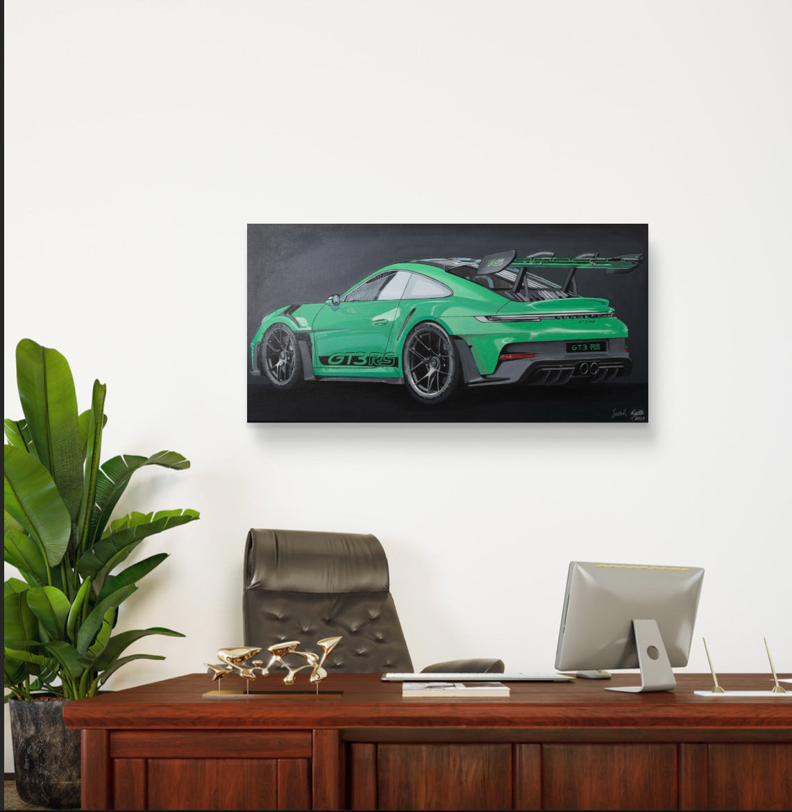 Porsche 911 GT3 RS - (12" x 24") Painting
