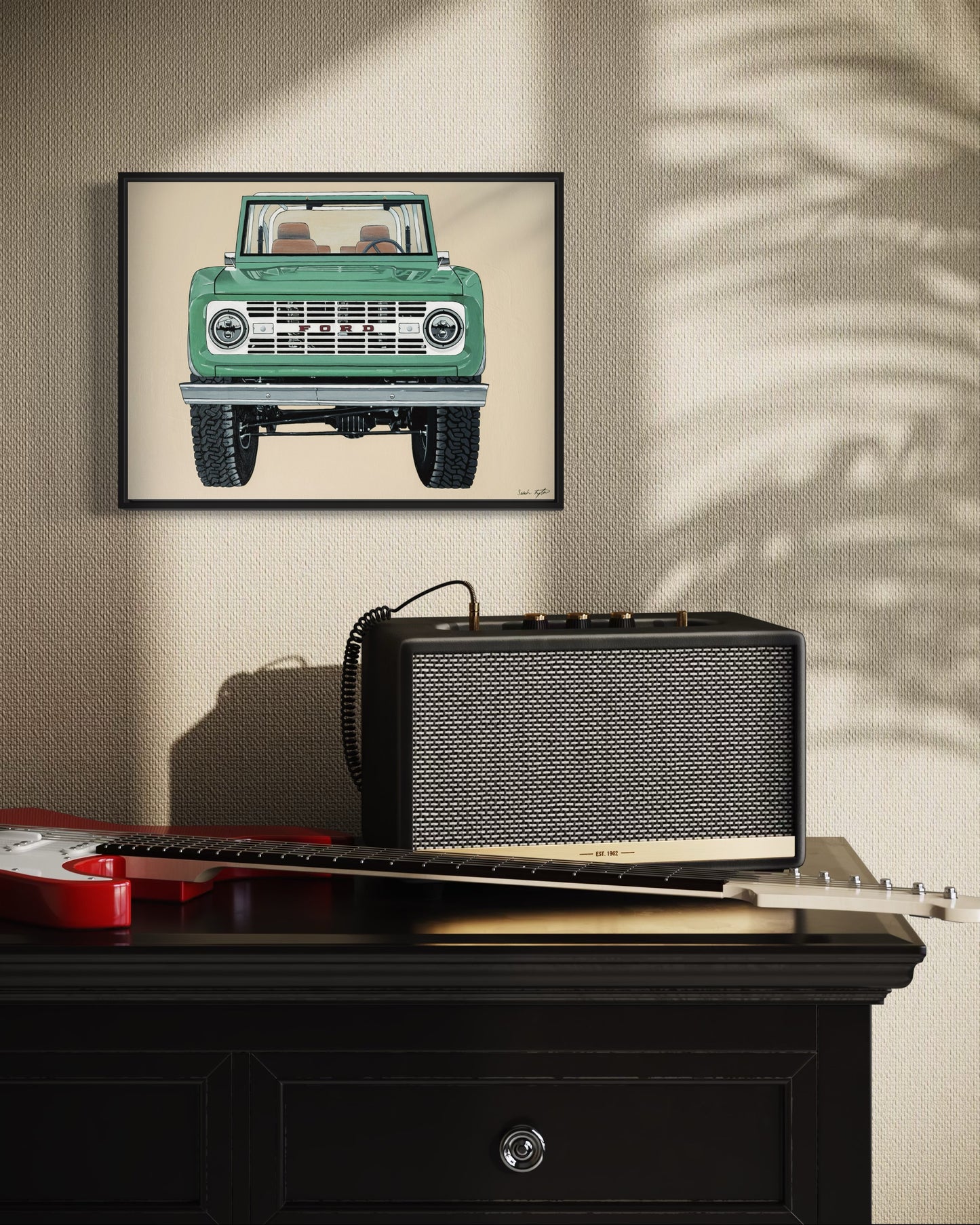 Ford Bronco - (18" x 24") Painting