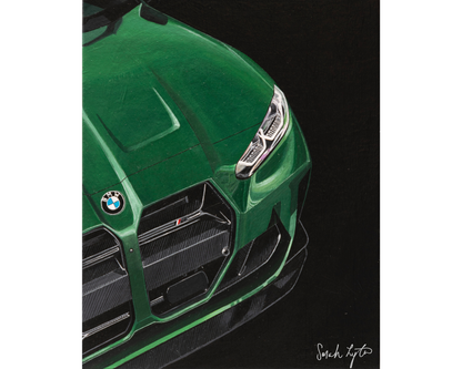 BMW G80 M4 - (8" x 10") Painting