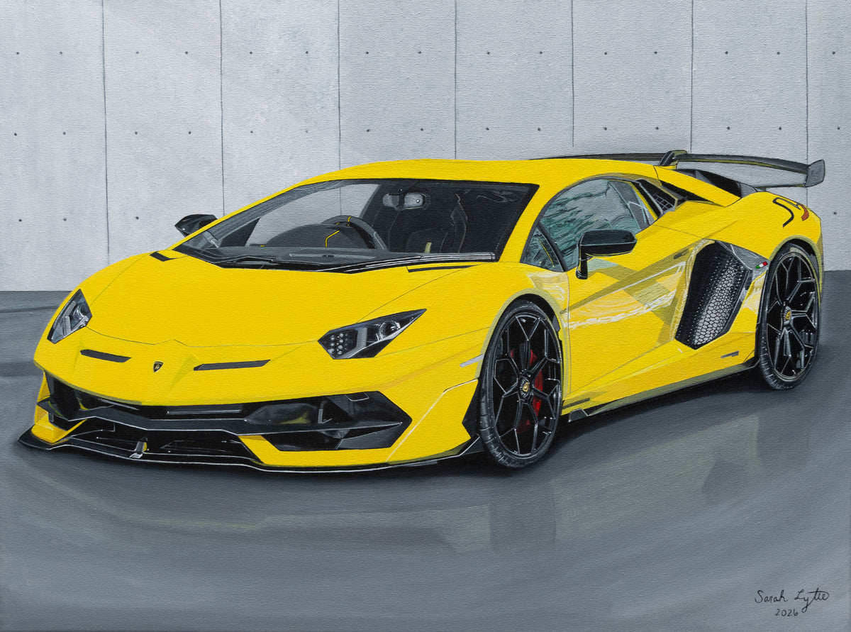Lamborghini SVJ - (18" x 24") Painting