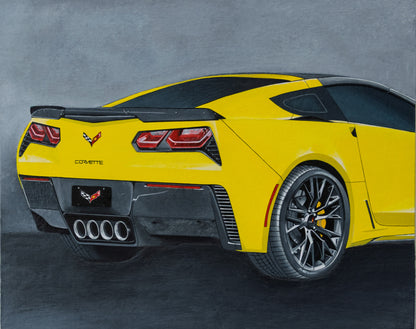 C7 Corvette - (16" x 20") Painting
