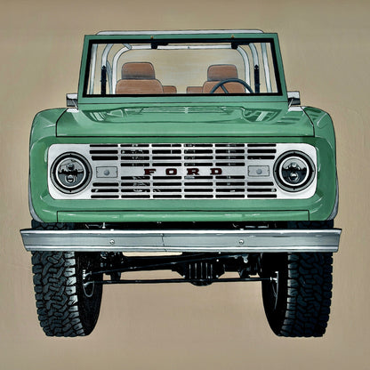 Ford Bronco - (18" x 24") Painting