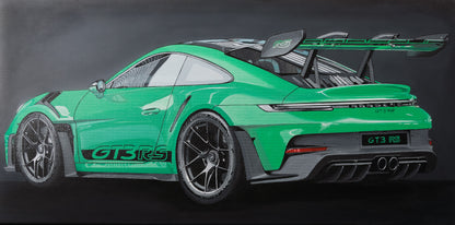 Porsche 911 GT3 RS - (12" x 24") Painting
